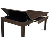 Wagner Dark Brown Storage Rectangular Dining Room Set