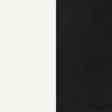 Retro White Black Round Dining Room Set