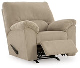 SimpleJoy Sand Chenille,Velvet Recliner