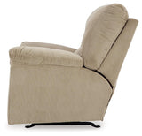 SimpleJoy Sand Chenille,Velvet Recliner