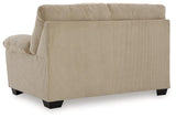 SimpleJoy Sand Chenille,Velvet Loveseat