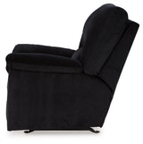 SimpleJoy Onyx Chenille,Velvet Recliner