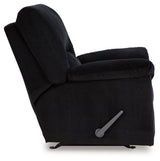 SimpleJoy Onyx Chenille,Velvet Recliner