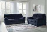 SimpleJoy Navy Sofa and Loveseat