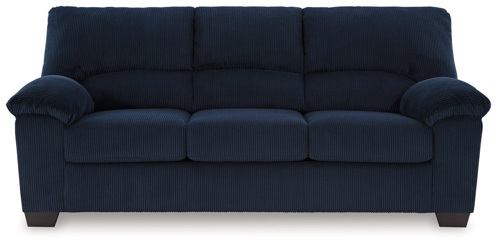 SimpleJoy Navy Chenille,Velvet Sofa