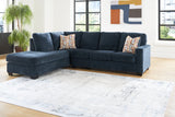 Aviemore Ink Chenille 2-Piece Sectional with Chaise