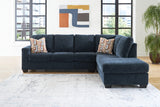 Aviemore Ink Chenille 2-Piece Sectional with Chaise