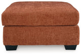 Aviemore Spice Chenille Oversized Accent Ottoman