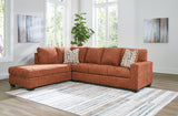 Aviemore Spice Chenille 2-Piece Sectional with Chaise