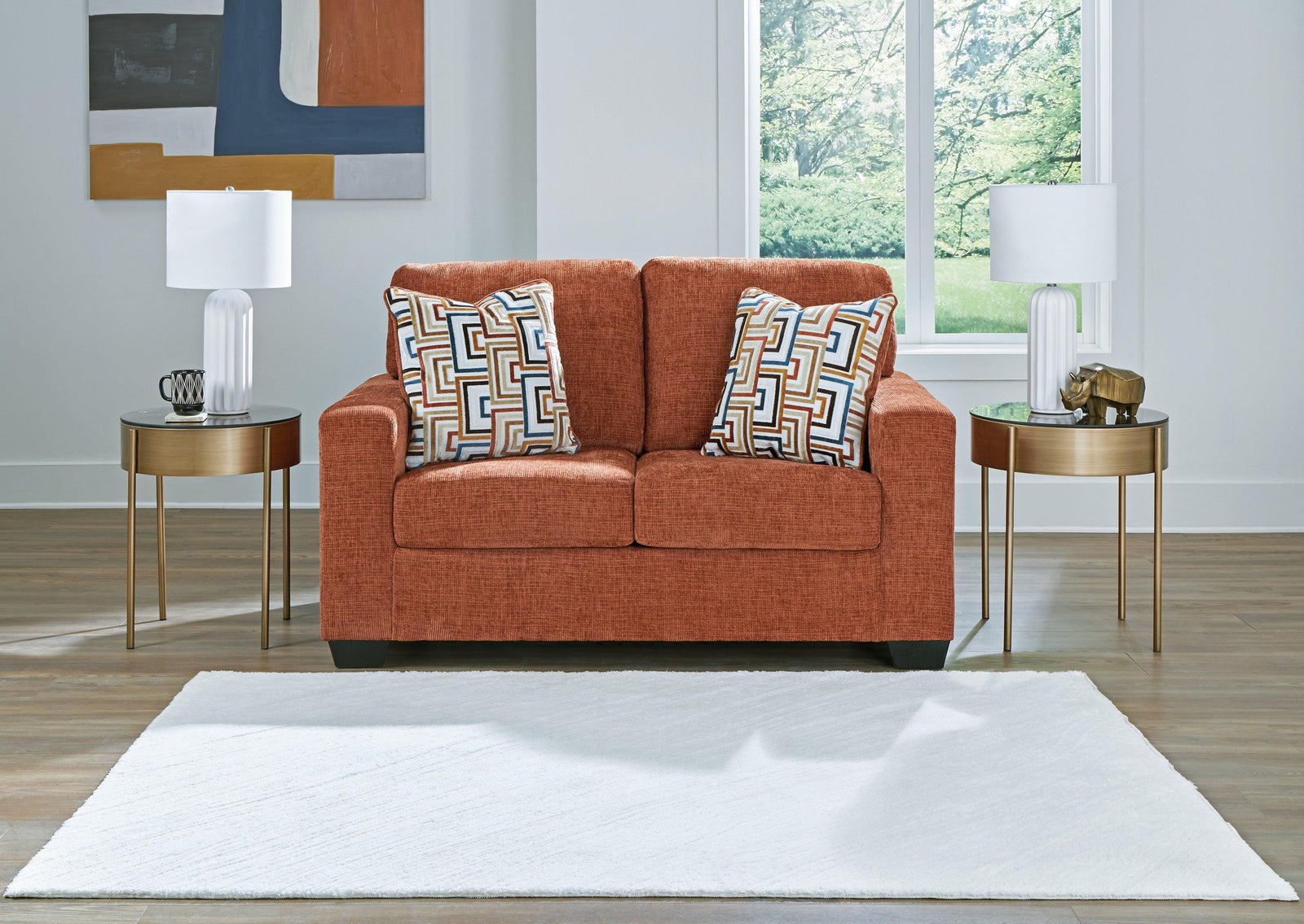 Aviemore Spice Chenille Loveseat