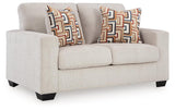 Aviemore Stone Chenille Loveseat