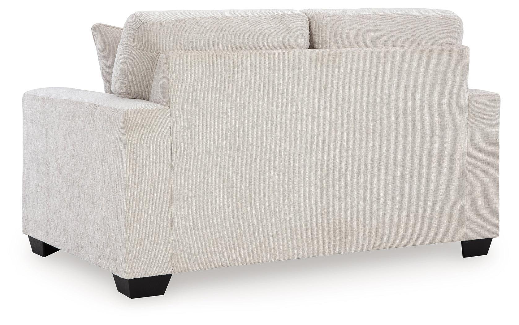 Aviemore Stone Chenille Loveseat