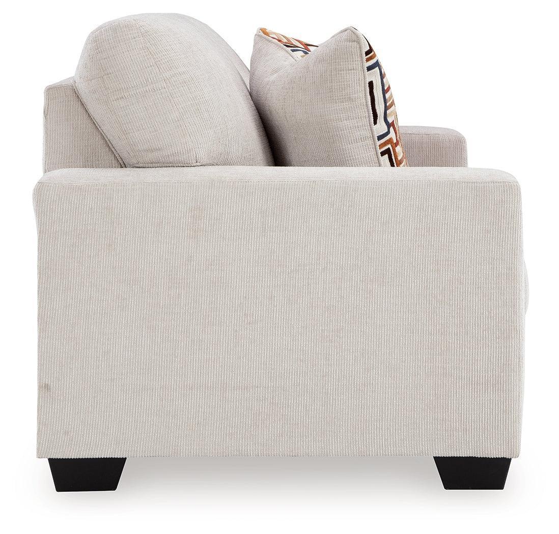 Aviemore Stone Chenille Loveseat