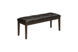 Decatur Black Cherry Marble Top Dining Room Set