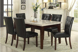 Decatur Cherry Marble TopDining Room Set