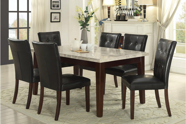 Decatur Cherry Marble TopDining Room Set