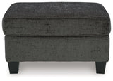 Erinslane Dusk Chenille Ottoman