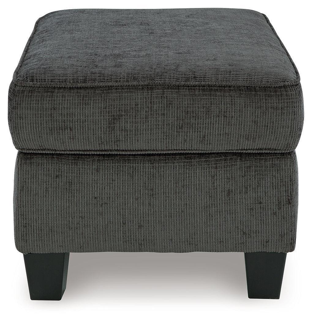 Erinslane Dusk Chenille Ottoman