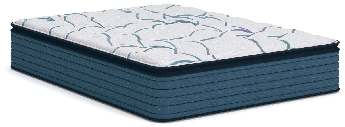 Limited Edition Plush PT 3.0 White Full Mattress — angled view
