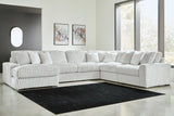 Stupendous Alloy 6-Piece Sectional with Chaise