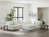 Stupendous Alloy Velvet 5-Piece Sectional with Chaise
