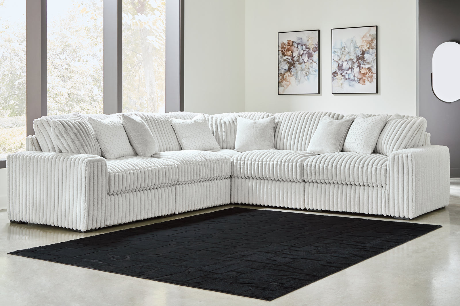 Stupendous Alloy 5-Piece Sectional