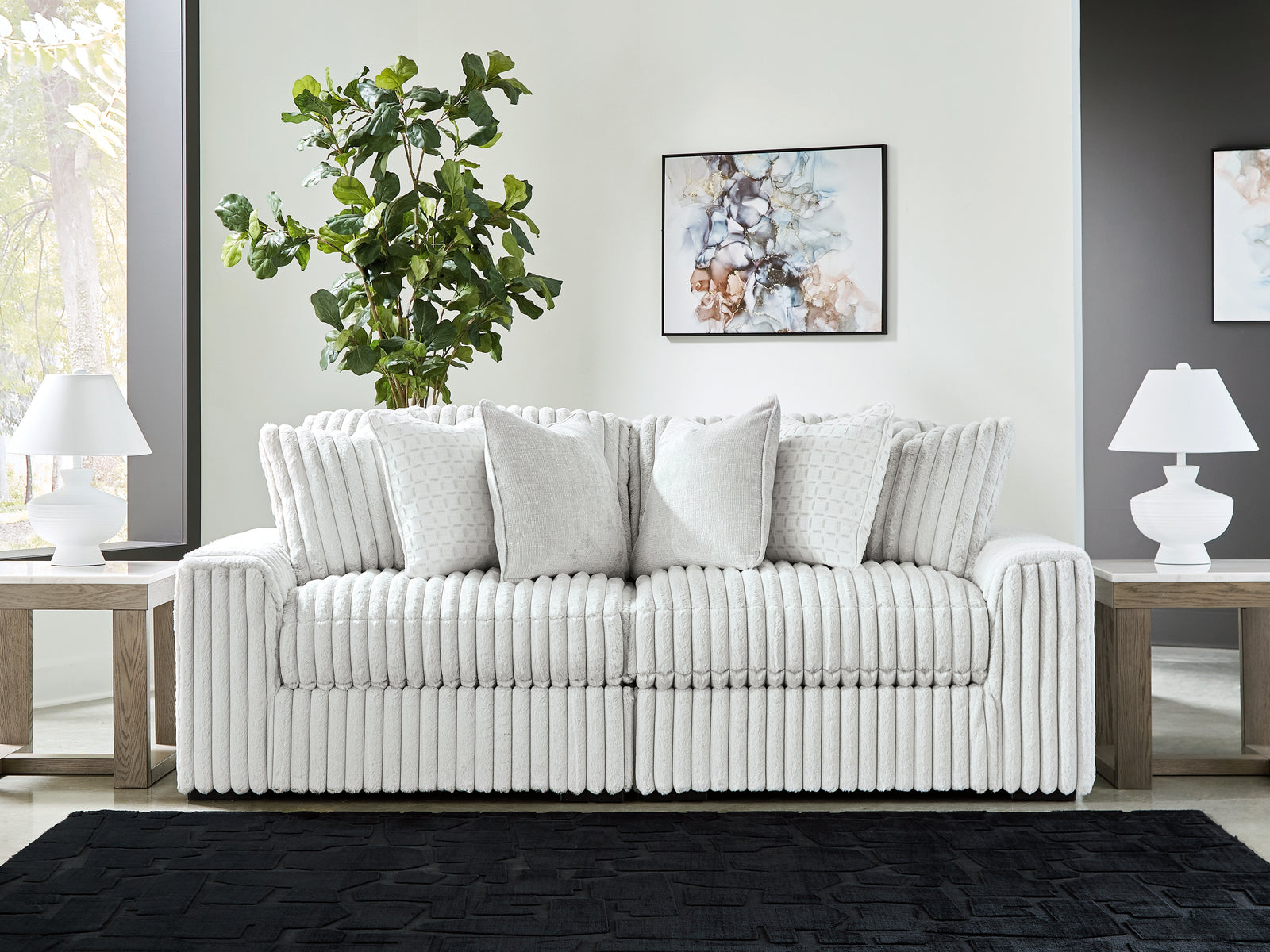 Stupendous Alloy 2-Piece Sectional Sofa