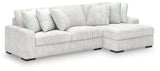 Stupendous Alloy Velvet 2-Piece Sectional with Chaise