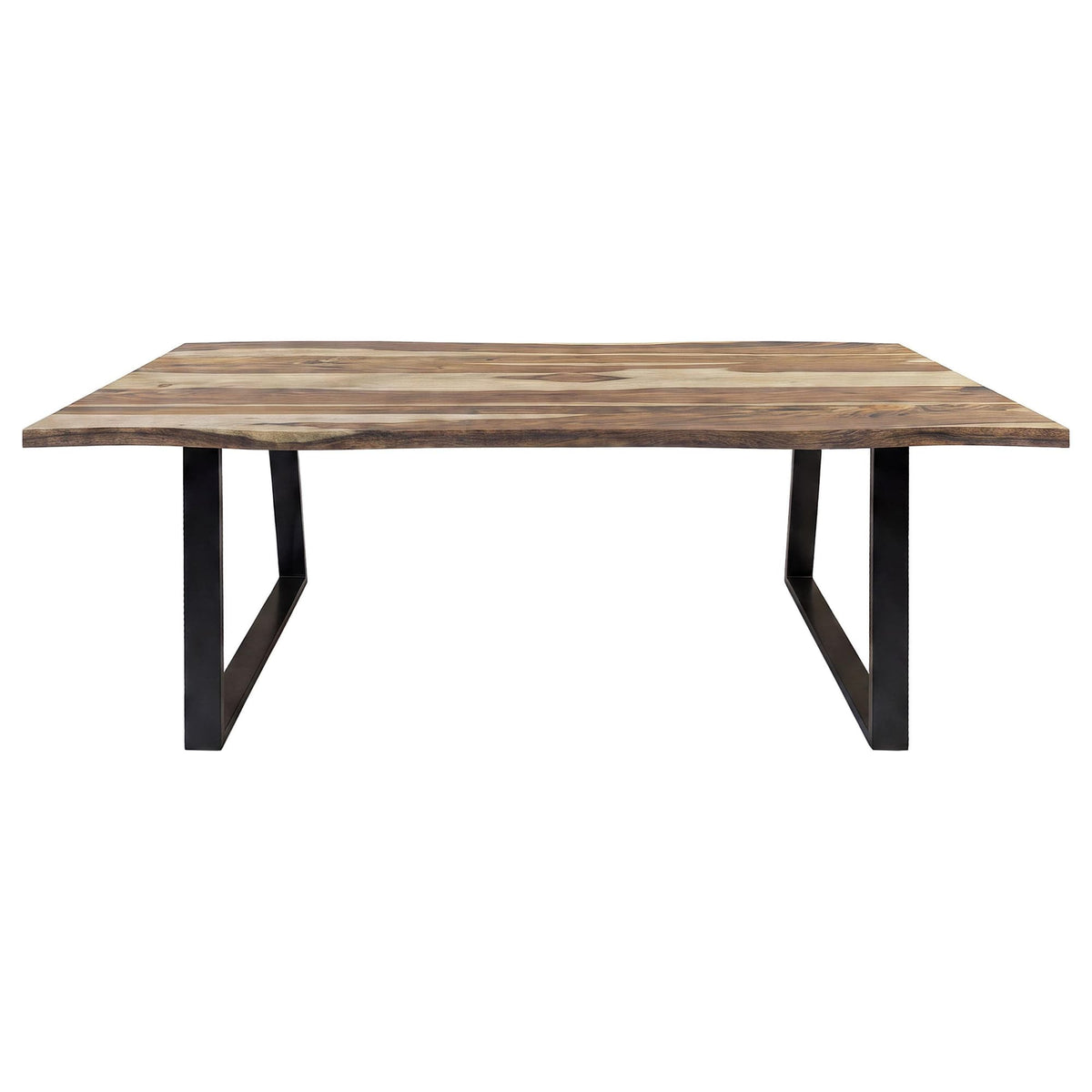 Selwyn 80-inch Live Edge Solid Wood Dining Table Light Sheesham — product image 3