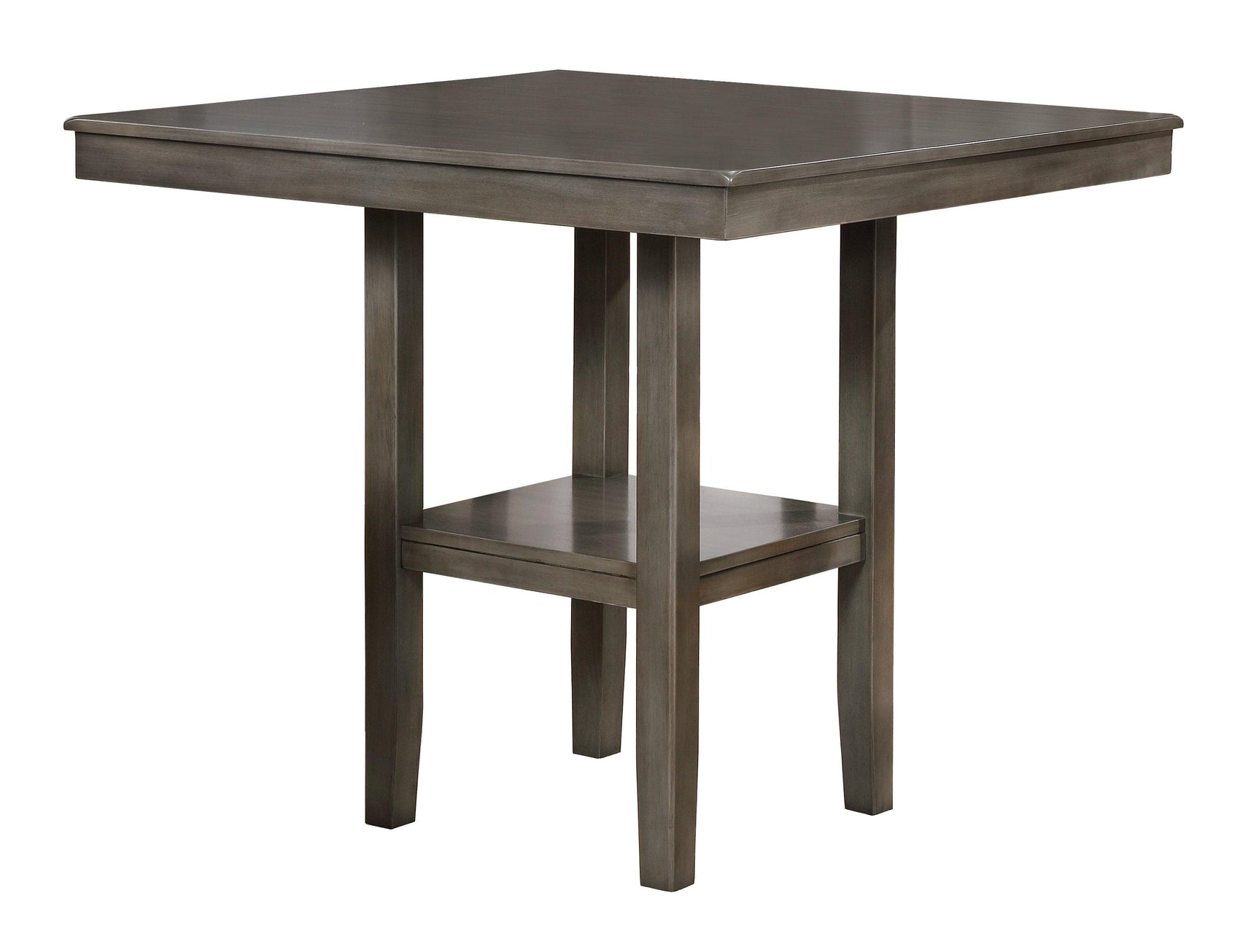Tahoe Gray Modern Wood Square 5-Piece Counter Height Dining Room Set - Ella Furniture