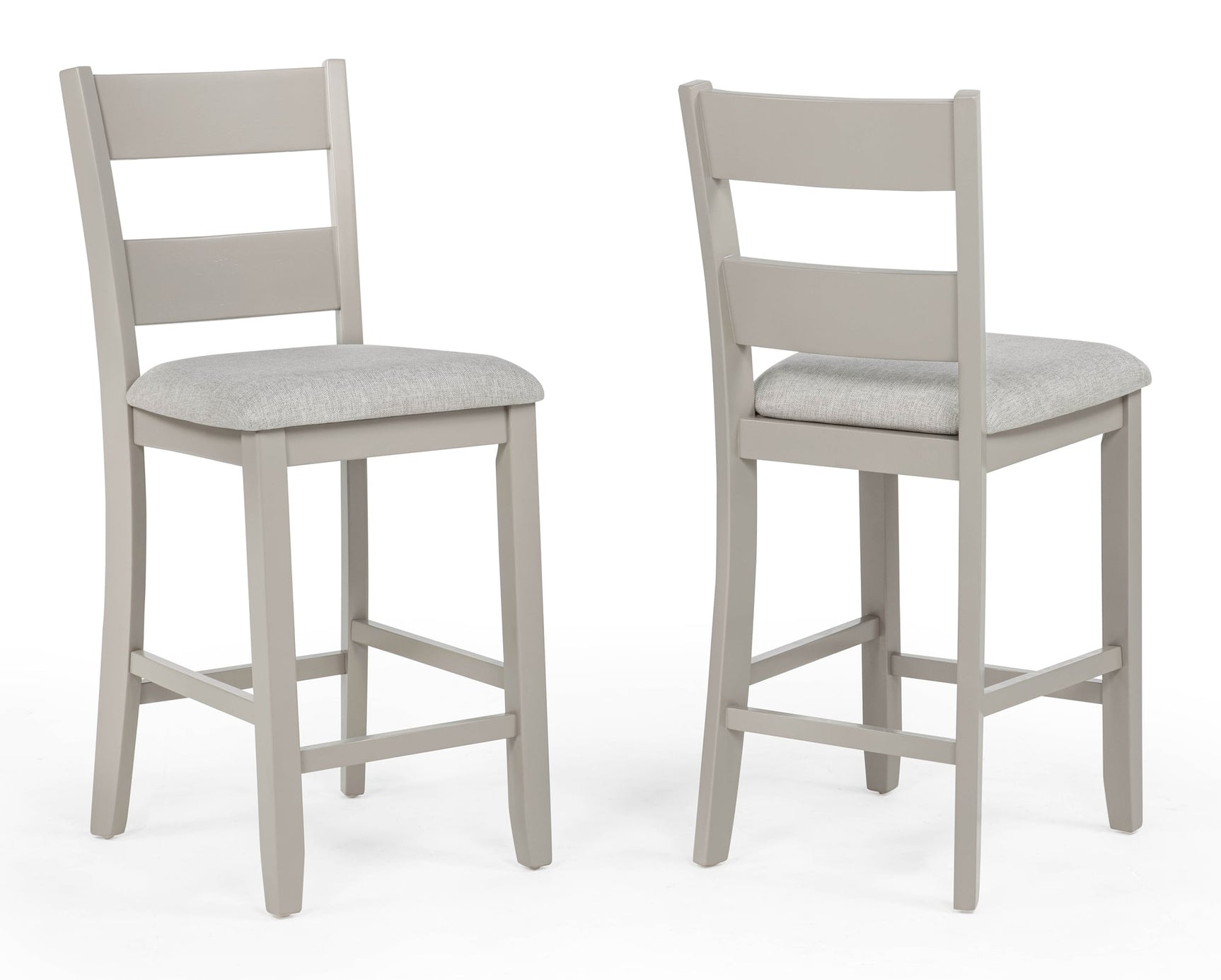 Lester 5-Piece Greige Counter Height Set view 5