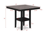 Lester Light Gray Counter Height Set
