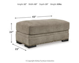 Galemore Quarry Chair and Ottoman