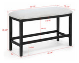Sebastian Light Gray Counter Height Set view 9