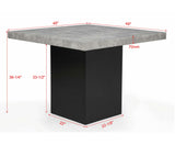 Sebastian Light Gray Counter Height Set view 5
