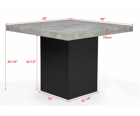 Sebastian Light Gray Counter Height Set view 5