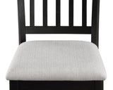 Salvador Light Gray Black Counter Height Set
