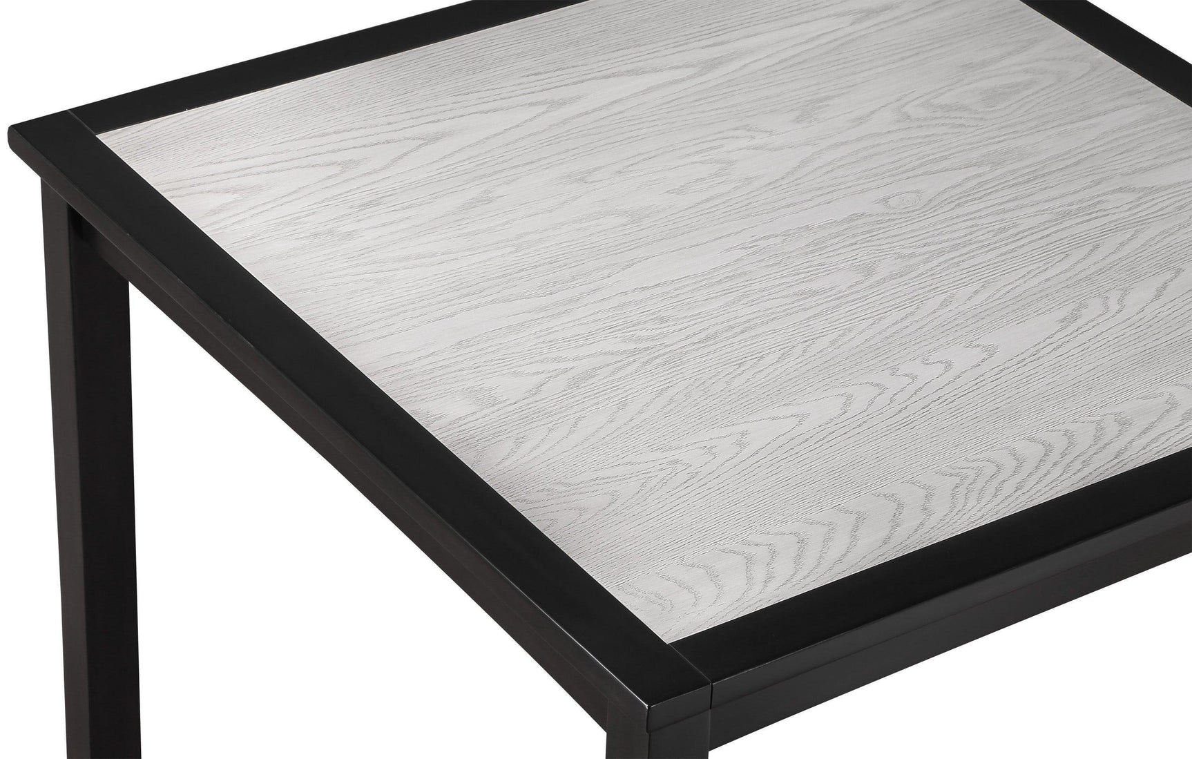 Salvador Light Gray Black Counter Height Set