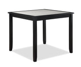 Salvador Light Gray Black Counter Height Set