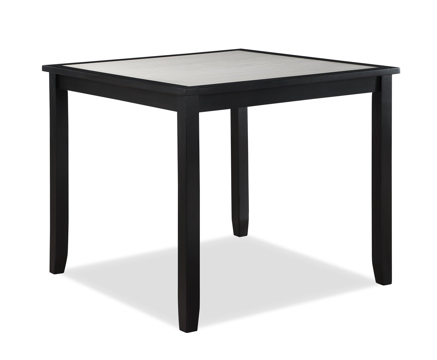Salvador Light Gray Black Counter Height Set