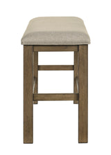 Cockrell Light Brown Rectangular Counter Height Set