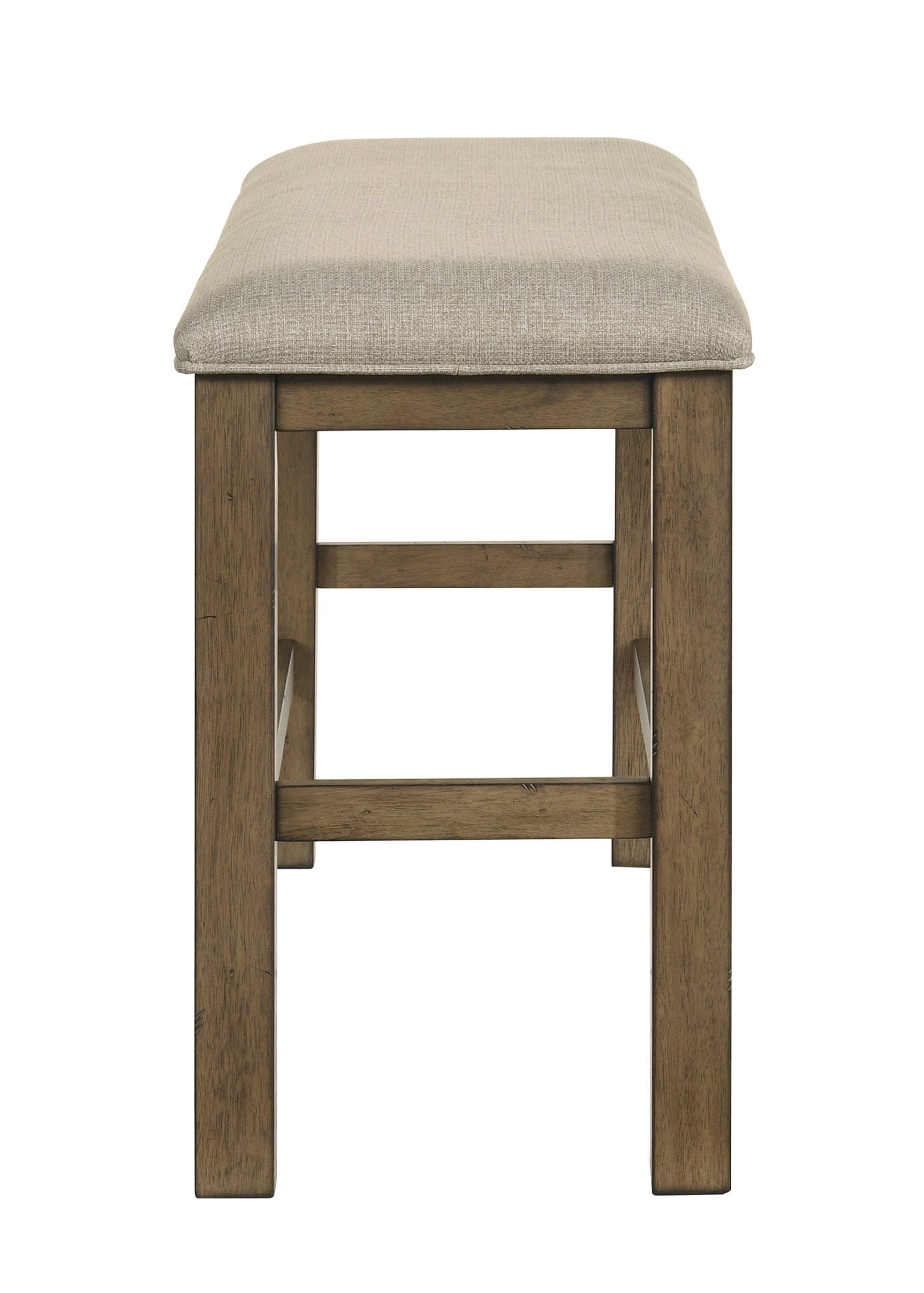 Cockrell Light Brown Rectangular Counter Height Set
