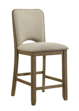 Cockrell Light Brown Rectangular Counter Height Set