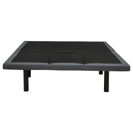 Weston Queen Dual-Motor Massage Adjustable Bed Base in Black and Grey — product image 4