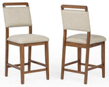 Blanche Brown Round Counter Height Set view 5