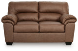 WillowBend Caramel Sofa and Loveseat