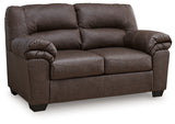 WillowBend Umber Sofa and Loveseat