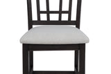 Hartwell Charcoal Black Oval Counter Height Set