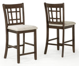 Hartwell Brown Oval Counter Height Set view 5