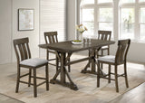 Lloyd Gray Rectangular Counter Height Set